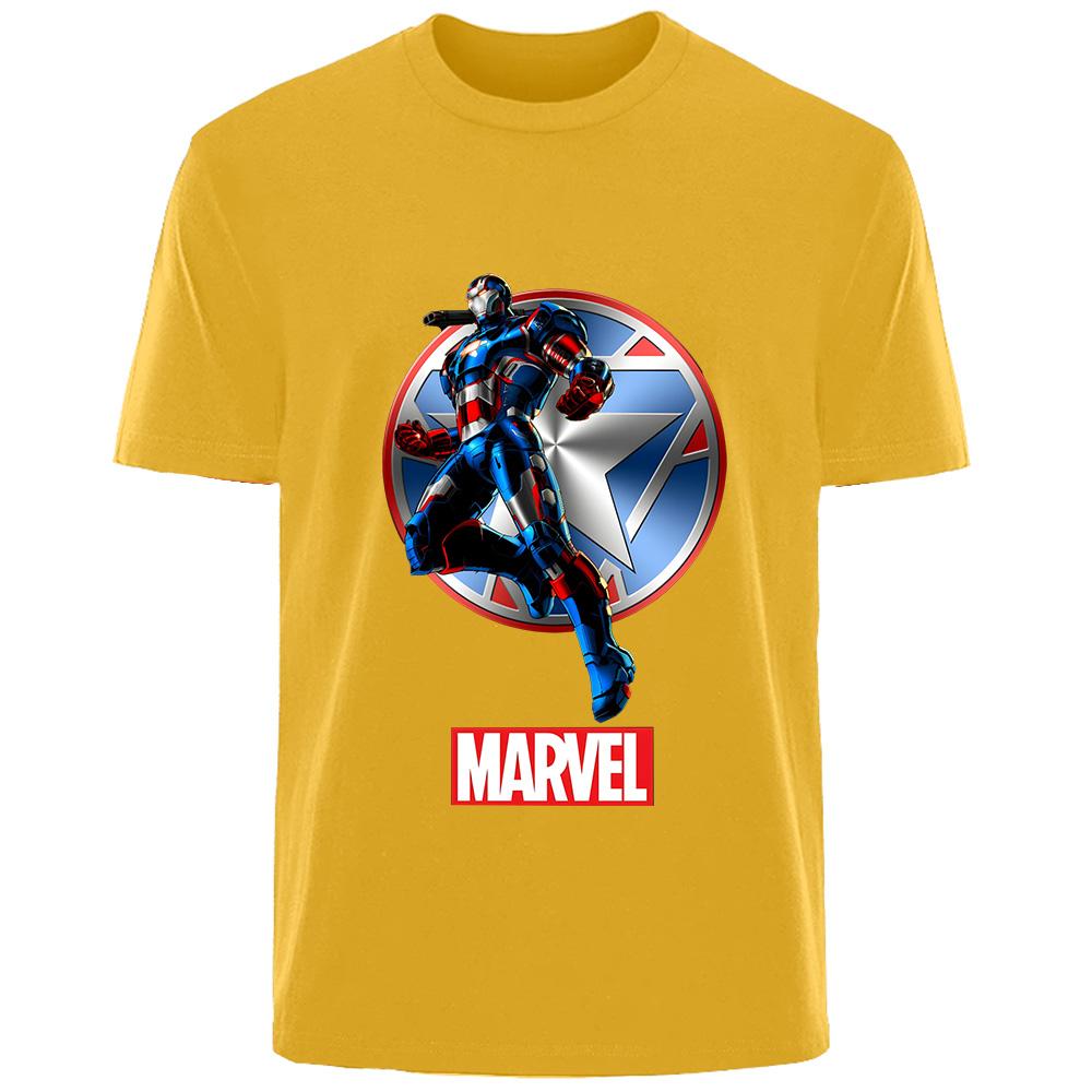 Marvel Avengers Superhero Tshirt  Iron Man Black Panther Cotton summer Tshirt Suitable for both men and women