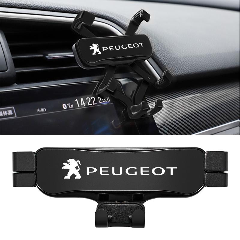 1Pcs ABS Car Phone Holder 360 Rotation Gravity Auto Grip Bracket For Peugeot 206 307 308 207 3008 208 407 508 2008 5008 301 406