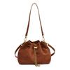 2026 Hot Sale Sewing Sweet Bags for Women Thread String Women's Handbags Soft Solid Faux Suede Simple Commuting Crossbody Bags
