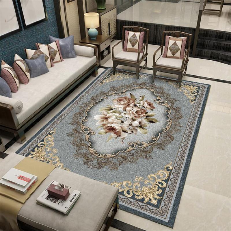 New Chinese Style Carpet Floor Mat Living Room Sofa Floor Mat Household Bedside Carpet
