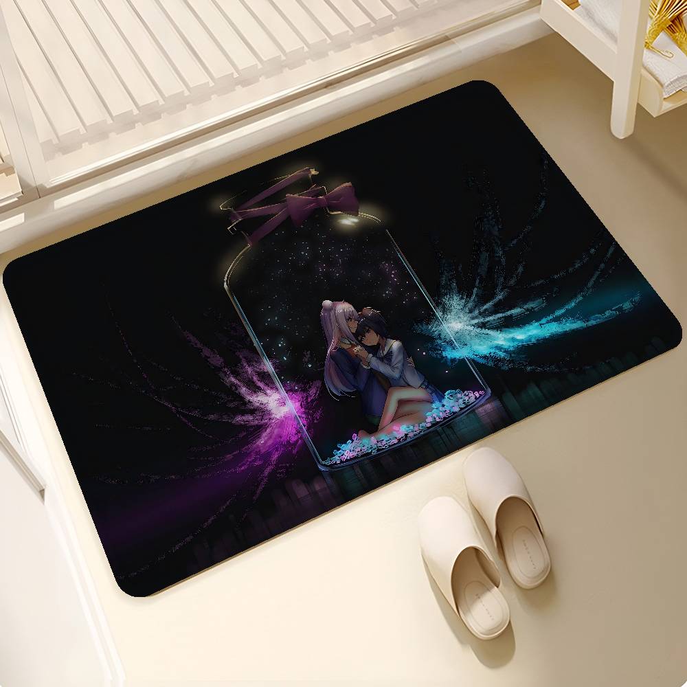 

Happy Sugar Life Anime Floor Mat Anti-slip Absorb Water Long Strip Cushion Bedroon Mat Alfombra 50x80cm