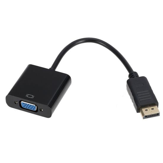 DisplayPort DP Male To VGA Female Adapter Converter Cable for PC Projector TV