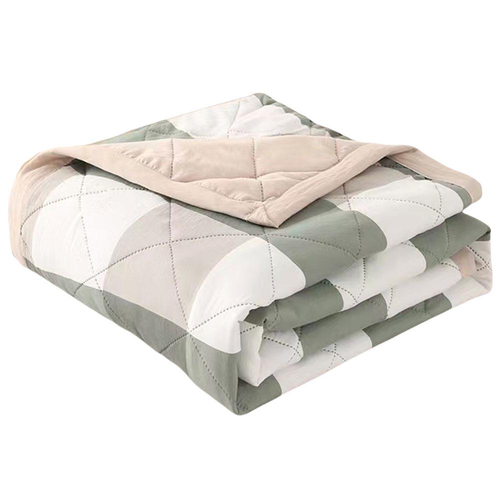 Cooling Blanket for Bed Silk Air Condition Comforter Lightweight Cooled Summer Quilt with Double Side Cold&Cooling Fabric GradeA
