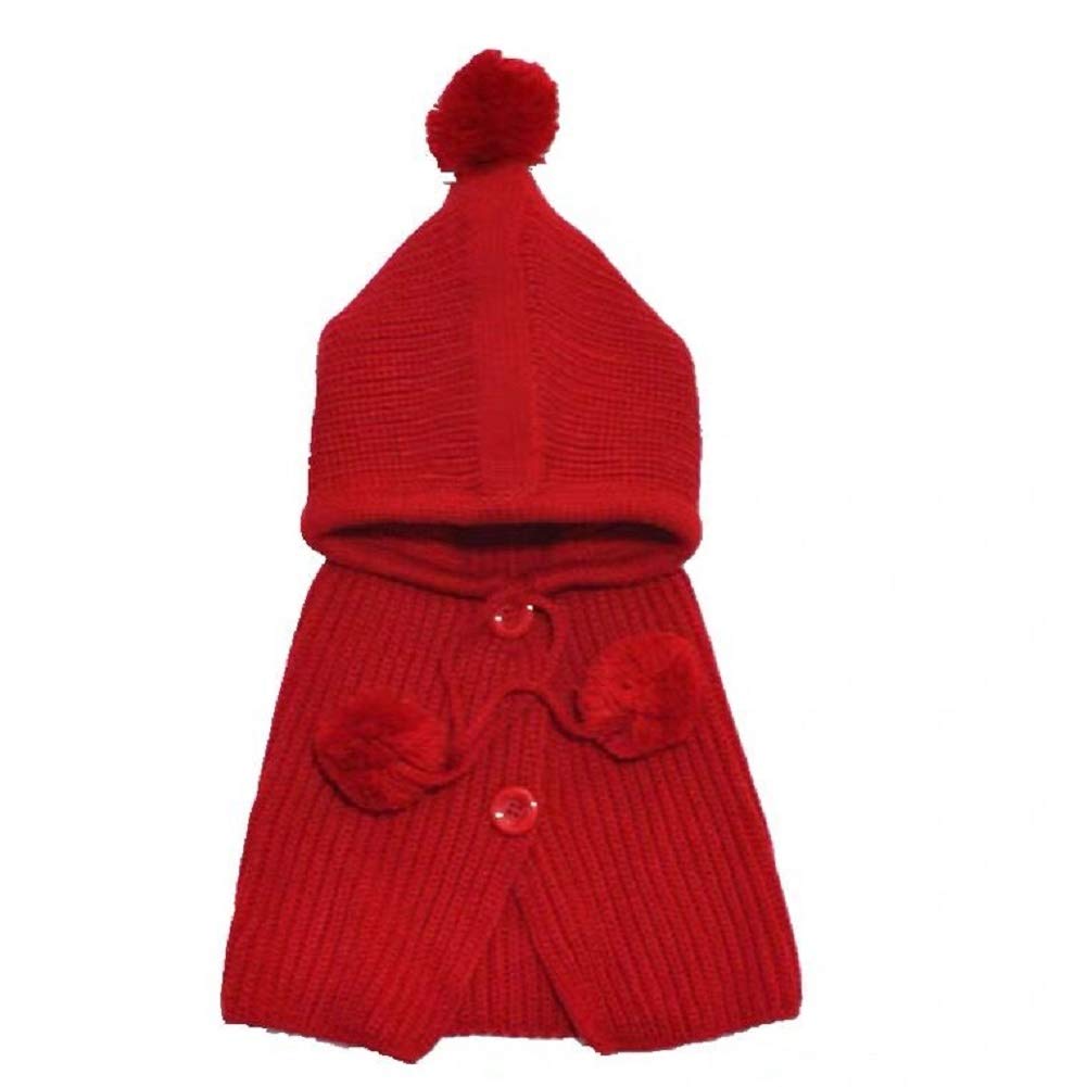 

Candykids Little Red Riding Knit Hat with and Warm and Perfect for and this Little Red Riding hat features a knitted pompom neck warmer and is perfect