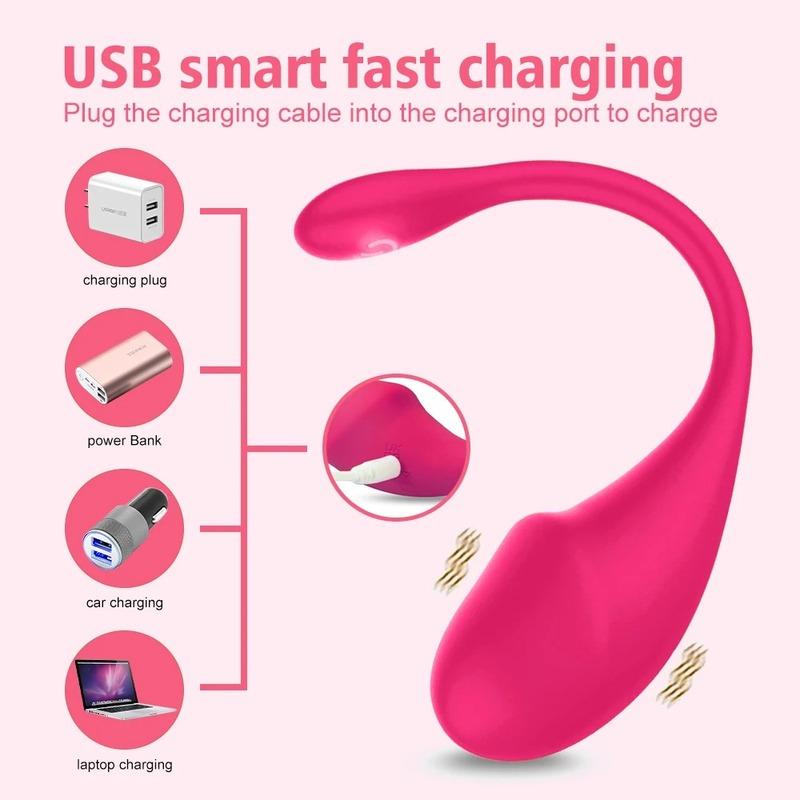 AMOURAURA 10 Modes Wireless Vibration Love Sex Egg Vibrator Vaginal G Spot Vibrating Stimulator Wearable Bluetooth APP Control