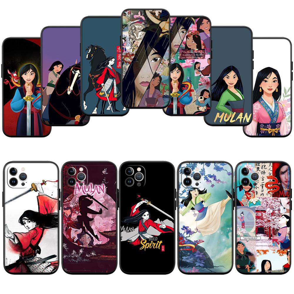 Princess Mulan Phone Case for Samsung Galaxy Note 10 20 S23 S22 Ultra FE Plus M06 M15 M16 M35 M55