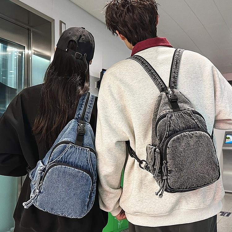 Schoolbag Breast Bag Men's Trendy Brand Niche Design Sense Shoulder Messenger Bag Women's Leisure Sports Cycling Backpack Men's Small Backpack