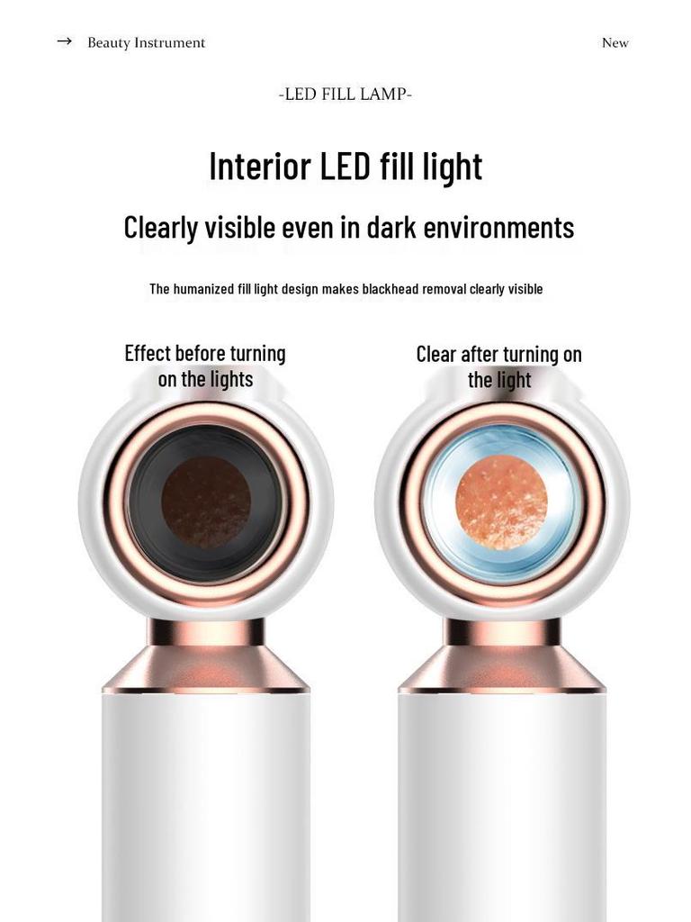 Electric Blackhead Remover: Visual Beauty Instrument for Pore Cleansing and Facial Suction