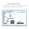 ANDYWEN 925 Silver A Pair Of Gold Silver Fashion Long Chain Tassel Stud Earrings Ladies 2023 High Jewelry
