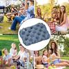 Inflatable Seat Cushion Waterproof Wear-Resistant Quick Inflate Deflate Comfortable Air Support Airplane Car Pad Camping
