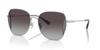 Coach HC7158D CL906 SHINY SILVER 58 Sunglasses Women's