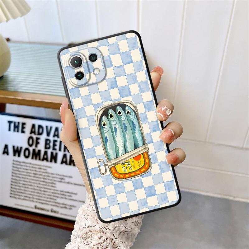 Cartoon Creative Fish Case for Xiaomi Mi 15 Pro 14 12 11T 12T Pro 13 Lite 12X 11 10T Funda Phone Cover