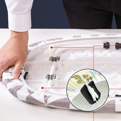 Replacement Ironing Board Cover, Small Ironing Board Sleeve, 60*37cm, Portable Tabletop Ironing Board, Home Use, Dorm Collar - Thick Padded Cotton Iro