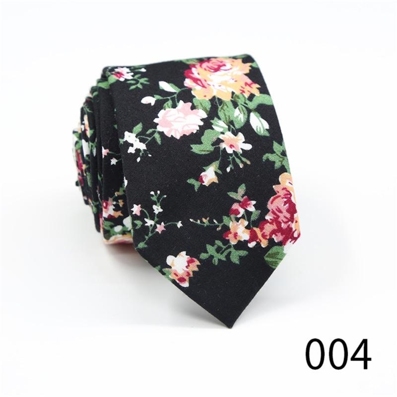 Fashion Arrows Tip Floral Pattern Skinny Tie For Men Soft Polyester Silk Necktie Office Wedding Party Outfit Accessory