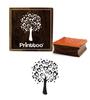 Printtoo Square Tree Pattern Brown Wooden Rubber Stamp Scrap-booking Craft Stamp-2 X 2
