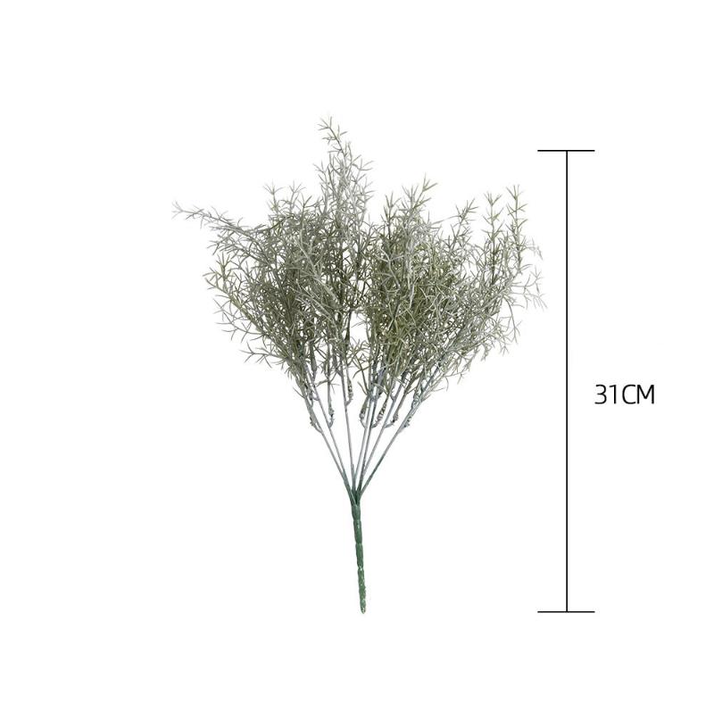 Artificial Rosemary Stems Fake Greenery Plants Realistic Faux Herb For Home Office Garden DIY Decoration Wedding Party Supplies