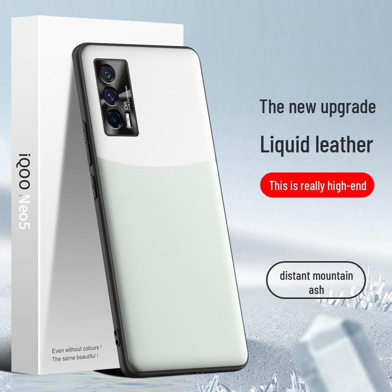 

Защитный чехол iQOO Neo5 из жидкой кожи — защита от падений, защита от обрастания, цельная конструкция — идеально подходит. iQOO Neo5
