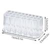 26 Holes Acrylic Nail Brushes Organizer Nail Art Kit Storage Tools Makeup Cosmetics Pen Display Case Rack Holder Showing Shelf