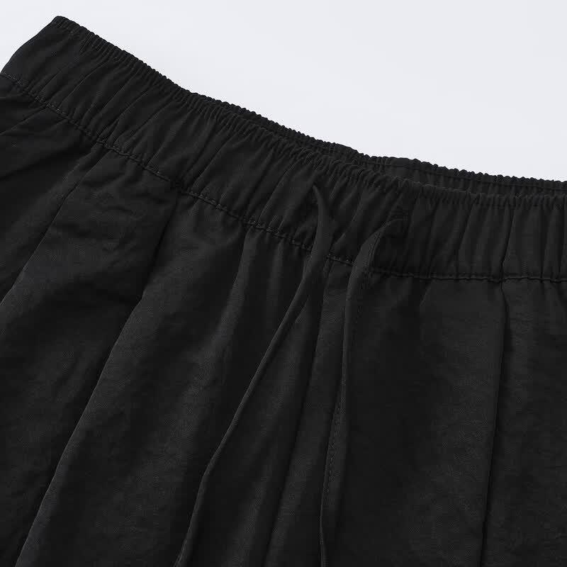 La Chapelle Women's Draped Wide-Leg Casual Pants
