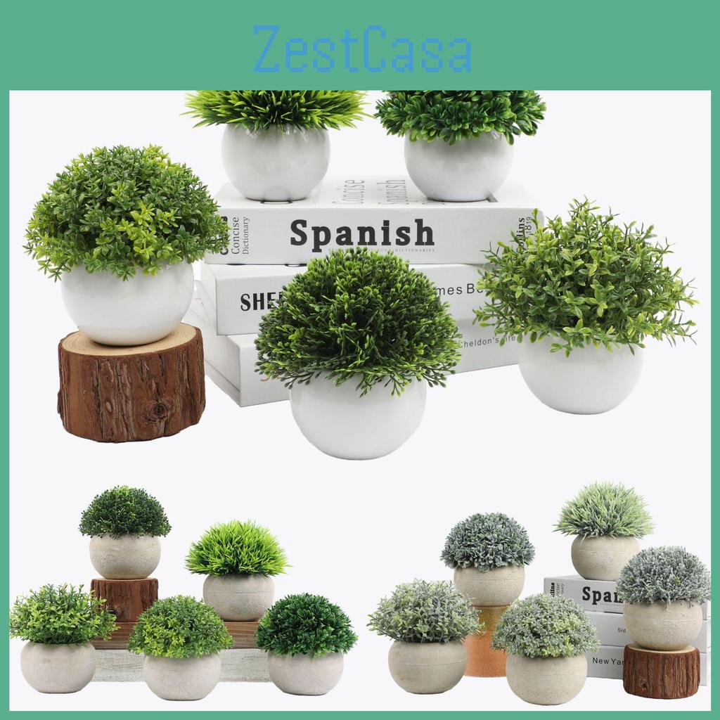 Lifelike Eucalyptus Plant Pot For Indoor Decor Durable Plastic Material Beautiful Texture