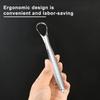 Stainless Steel Tongue Cleaner Tongue Brush Remove Bad Breath Portable Oral Cleaning Tool Tongue Scraper