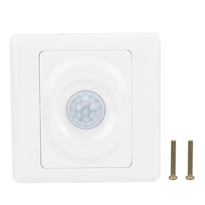 ABS Alta Sensibilidad Retardo Ajustable Infrarrojo PIR Sensor de Movimiento Corporal Interruptor de Control AC180-250V