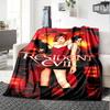 1pc Resident Evil 12 Blanket Soft Warm Throw for Home, Office, Travel All Season Cozy Bedding Gift, Office Cozy Accessor