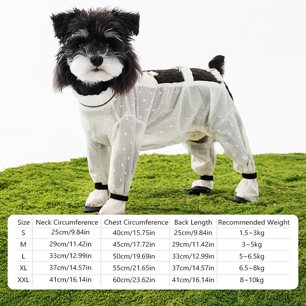 Full Leg Protection Pet Strolling Going Out Pants Dog Jumpsuit Shoes  Spring Summer
