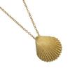 TIFFANY&Co. Shell Necklace K18 Yellow Gold 3.66g Women Used