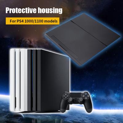 Plastik Tam Gövde Kabuk Kılıf Kapak Kılıf Kabuk Plastik Siyah Alt Gövde Kabuk PS4 1000/1100/PS41200/PS4 SLIM/PS4 Pro için