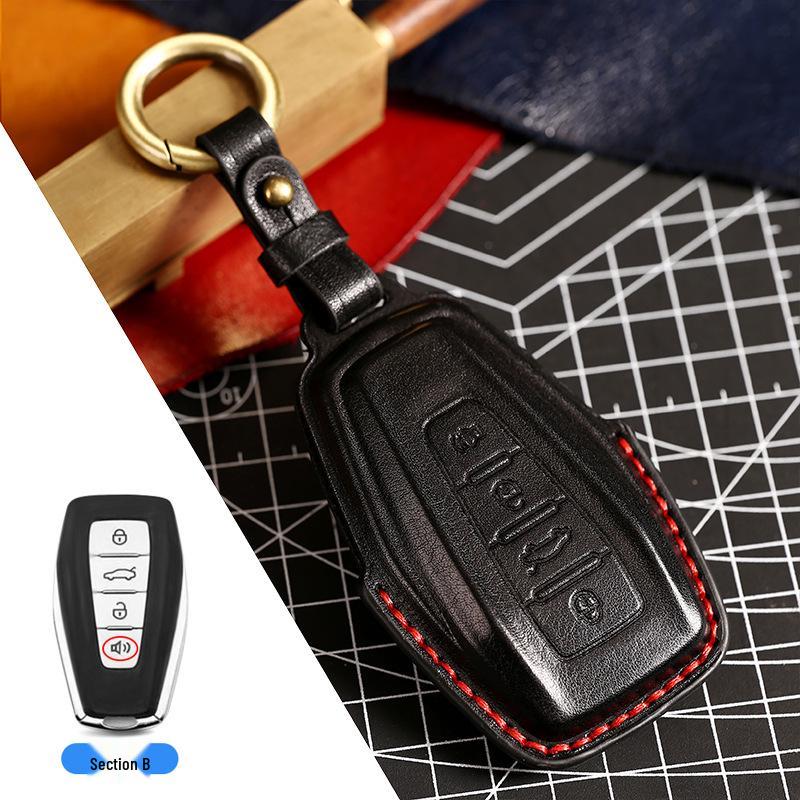 Geely Key Case for New Xingrui, Emgrand GS, Bin Yue, Xing Yue, Boyue Pro, Binrui, Icon, Vision - Male Shell Buckle