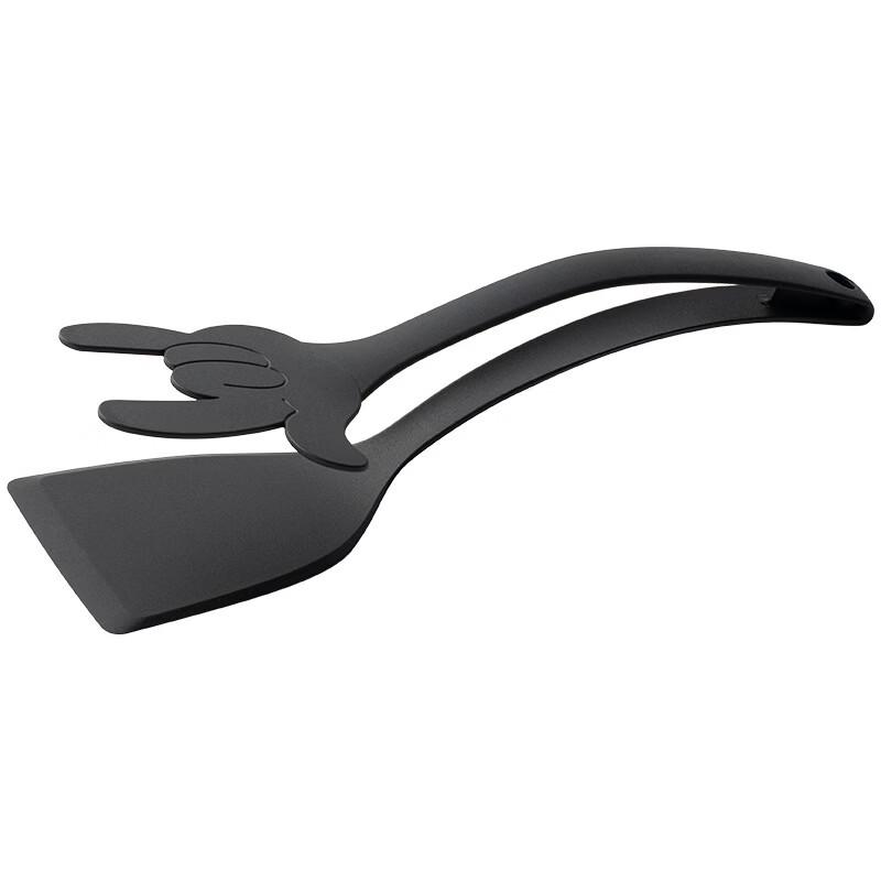 Oeny Silicone Food Tongs and Spatula Clip Set