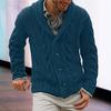 Men Sweater Jacket Cotton Blend Button Closure Long Sleeve Fashion Cardigan Sweater for Autumn Winter
