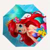Mermaid,Underwater Automatic Umbrella - Tri-fold Portable Umbrella, Best Holiday Gift for Men and Women, Durable Iron Frame, Playful Design,
