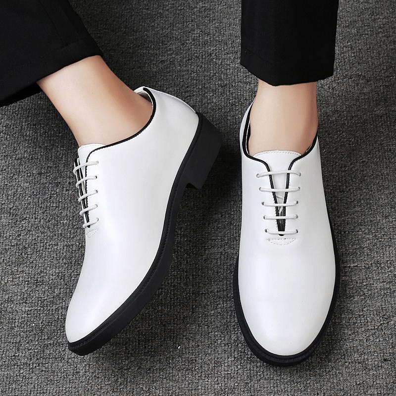 All-match Men Casual Dress Footwear Classic Men Shoes for Wedding Brand Men's Shoes Business Men Oxford Leather Shoes Size 36-49