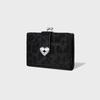 HEARTY FRAME BRIDGE WALLET - LEOPARD BLACK