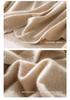 Women's 100% Cashmere Polo Neck Sweater - Loose Long Sleeve Knit Cardigan for Autumn and Winter