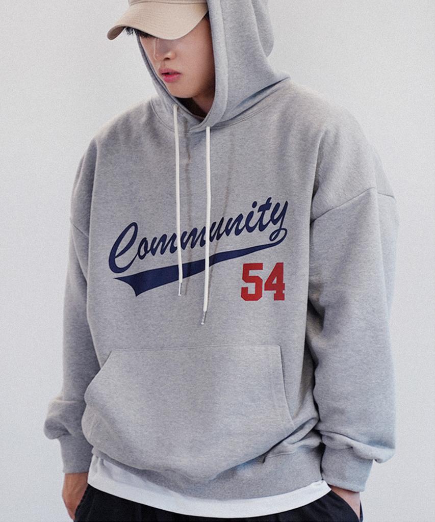 Community 54 Sweat Hoodie[Grey]