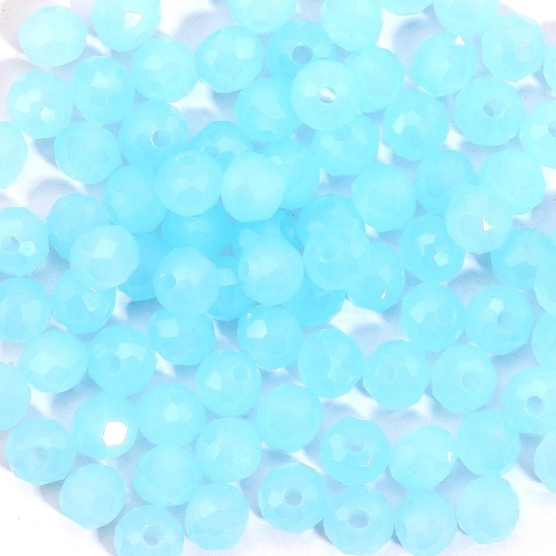 3*4mm 4*6mm Rondelle Faceted Loose Spacer Glass Beads Crystal Round Beads for Jewelry Making DIY Necklace Bracelet Accessories