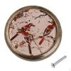 Retro Round Bird Print Knob Door Drawer Pull Bin Handle#2