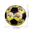 Ballon de Football Neymar Taille 5 Coloré Cousu à la Machine PVC Prêt pour la Compétition Durable Haut Rebond