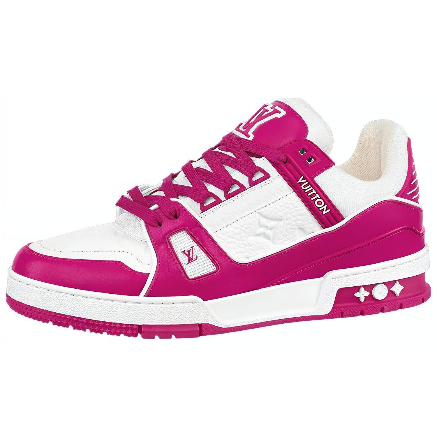 LOUIS VUITTON Lv apavi `White Fuchsia`