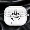 Clear Earphone Cases Cover With Hook Case For Samsung Galaxy Buds 4 Pro 3Pro 2Pro 3 FE Live 4Pro 2 Stickmans Love