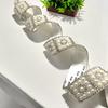 Fita de Strass com Pérolas Artificiais 1 Metro Tira Decorativa Autoadesiva Tira Decorativa Elegante Branca com Pérolas Artificiais para Roupas Sapatos Celular Artesanato DIY