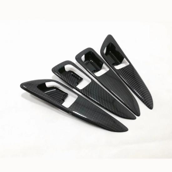 For Mitsubishi Eclipse Cross 2018- Inner Door Handle Bowl Cover Trim 4pcs