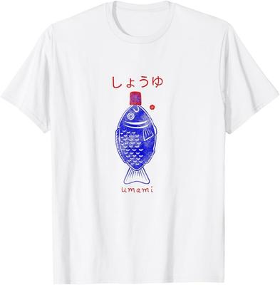 Japanese Umami Soy Sauce Fish Graphic T-Shirt