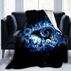 Rams Team Spirit Printed Throws Blanket Soft Flannel Blankets for Couch Bed Gifts for Men Women Picnic Blanket Christmas Gifts