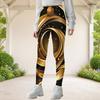 Girls Full Length Fitted Floral Printed Yoga Leggings Stretch Waist
