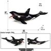 Marine Animal Simulation Model Figures: Shark, Dolphin, Hammerhead, Crab, Squid, Starfish for Kids' Education