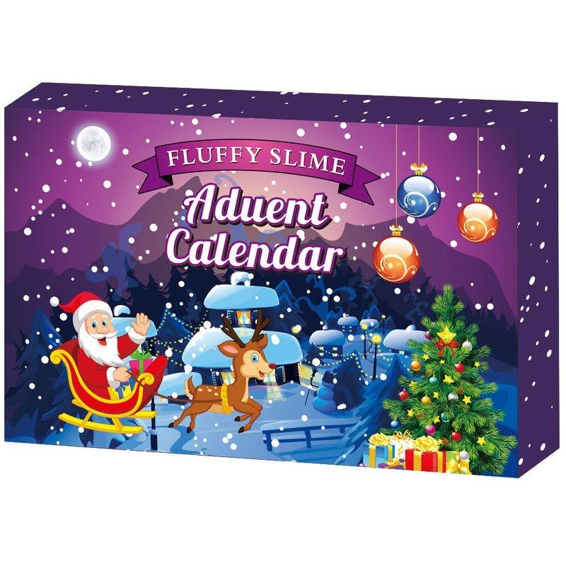 Fluffy Slime Adventskalender 24 Tage Countdown bis Weihnachten Kindergeschenk**